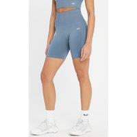 Fitness Mania - MP Women's Shape Seamless Cycling Shorts - Pebble Blue - M