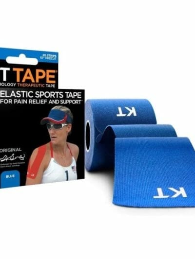 Fitness Mania - KT Original Cotton Elastic Sports Tape - 20 Pre-cut Strips