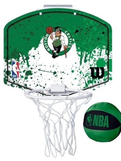 Fitness Mania - Wilson Boston Celtics NBA Team Mini Basketball Hoop