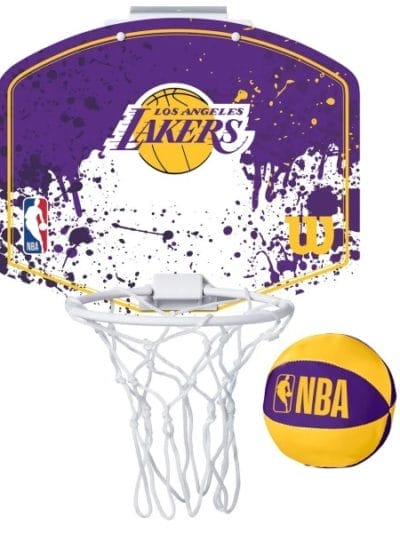 Fitness Mania - Wilson LA Lakers NBA Team Mini Basketball Hoop