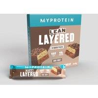 Fitness Mania - Lean Layered Bar - 3 x 40g - Chocolate and Cookie Dough