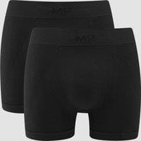 Fitness Mania - MP Men's Seamless Boxers (2 Pack) Black - L