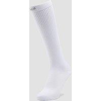 Fitness Mania - MP Training Calf Socks - White - UK 12-14