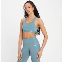 Fitness Mania - MP Women's Power Cross Back Sports Bra - Pebble Blue - XL