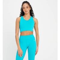 Fitness Mania - MP Women's Power Longline Sports Bra - Blue Lagoon - L