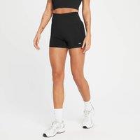 Fitness Mania - MP Women's Tempo Tonal Seamless Booty Shorts - Black - L