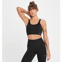 Fitness Mania - MP Women's Tempo Tonal Seamless Sports Bra - Black - L