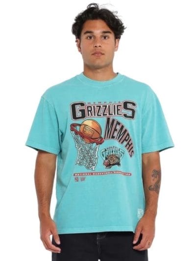 Fitness Mania - Mitchell & Ness Memphis Grizzlies NBA Mens Basketball T-Shirt