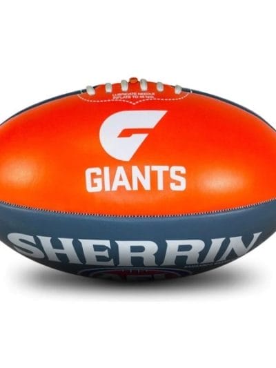 Fitness Mania - Sherrin GWS Giants Autograph Football - Size 3