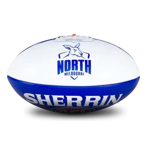 Fitness Mania - Sherrin North Melbourne Kangaroos Autograph Football - Size 3