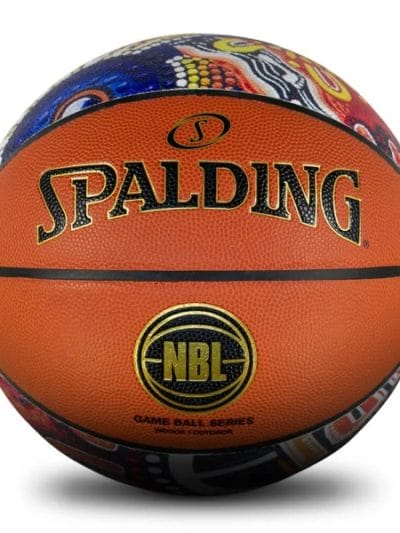 Fitness Mania - Spalding NBL Replica Indigenous Game Indoor/Outdoor Basketball