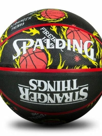Fitness Mania - Spalding Stranger Things Hellfire Outdoor Basketball - Size 7