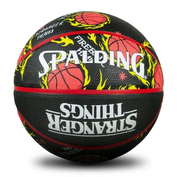 Fitness Mania - Spalding Stranger Things Hellfire Outdoor Basketball - Size 7