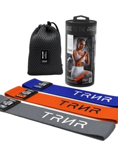 Fitness Mania - TRNR Woven Loop Squat Resistance Band - 3 Pack