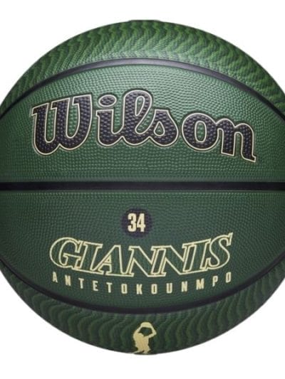 Fitness Mania - Wilson NBA Player Icon Giannis Outdoor Basketball - Size 7