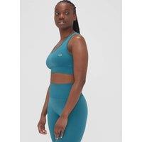 Fitness Mania - MP Women's Composure Seamless Sports Bra - Teal Blue - XL