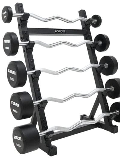 Fitness Mania - Force USA Fixed Curl Barbell Set and Stand