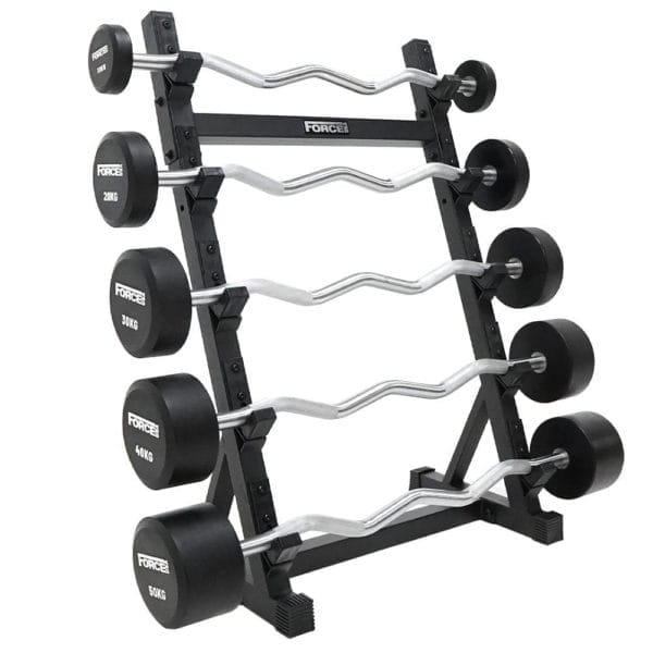 Fitness Mania - Force USA Fixed Curl Barbell Set and Stand