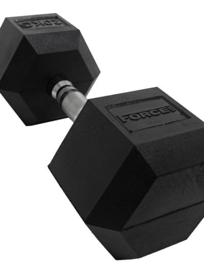 Fitness Mania - Force USA Rubber Hex Dumbbells- ALL SIZES (Sold individually)