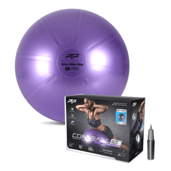 Fitness Mania - PTP Coreball - 55 CM | Pearl Violet