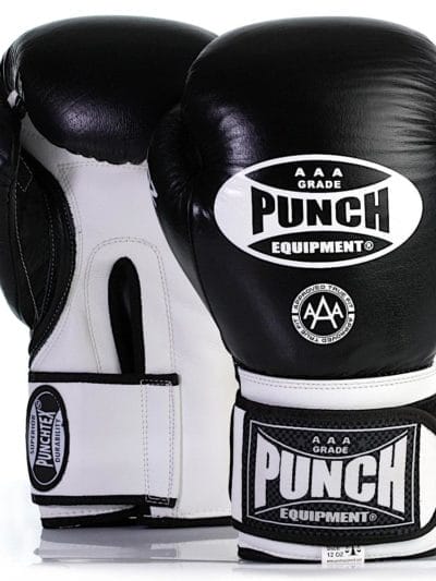 Fitness Mania - PUNCH Equipment Trophy Getters® Commercial Boxing Gloves - Black